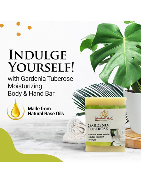 Barra de Jabón Hidratante Sunshine & K - Tuberosa 141 g