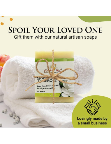 Barra de Jabón Hidratante Sunshine & K - Tuberosa 141 g