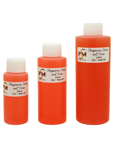 Aceite de Fragancia de Guayaba J & TC - 3 Botellas 5ml Roll On