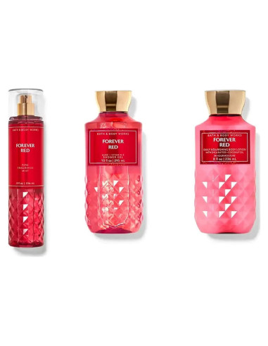 Set de Regalo Gel de Ducha y Loción Forever Red Bath & Body Works