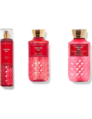 Set de Regalo Gel de Ducha y Loción Forever Red Bath & Body Works