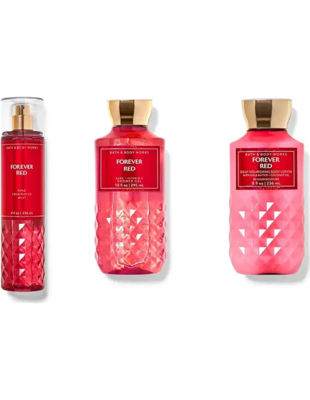 Set de Regalo Gel de Ducha y Loción Forever Red Bath & Body Works