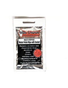 Pulidor de Metal White Diamond 12 Toallitas Multiusos