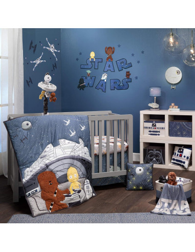 Almohada Decorativa R2D2 Star Wars Lambs & Ivy 33x33 cm