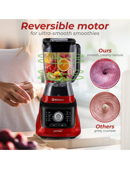 Licuadora Koblenz LKM-9608 2L 1400W 6 Velocidades Roja Licuadora Koblenz LKM-9608 2L 1400W 6 Velocidades Roja