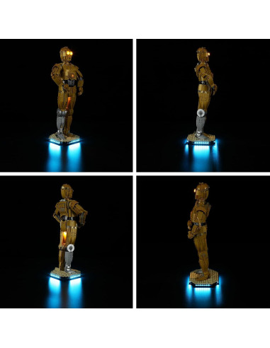 Kit de Luz LED BRIKSMAX para Lego C-3PO 75398 - Iluminación