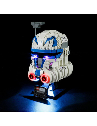 Kit de Iluminación LED BRIKSMAX para LEGO 75349 Casco Captain Rex