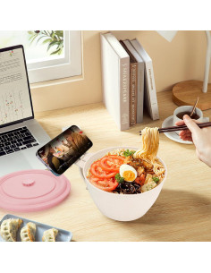 Juego de Tazones de Ramen Shopwithgreen 1.42L con Soporte 2