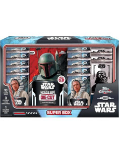 Topps 2024 Star Wars Super Box - 10 Paquetes + 3 Bonos 2
