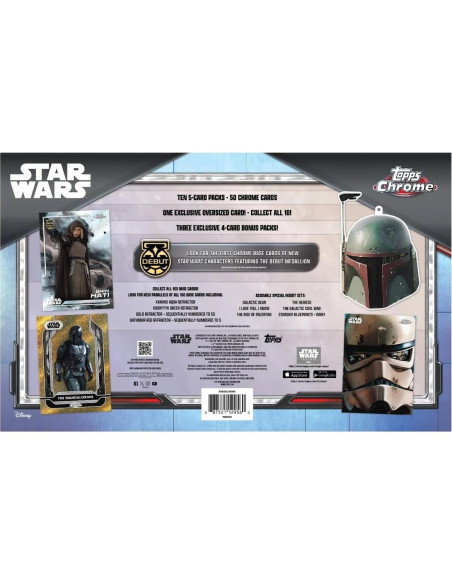 Topps 2024 Star Wars Super Box - 10 Paquetes + 3 Bonos Topps 2024 Star Wars Super Box - 10 Paquetes + 3 Bonos