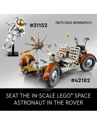 LEGO Technic Rover Lunar NASA Apollo 17 - Set 42182 1913 Piezas