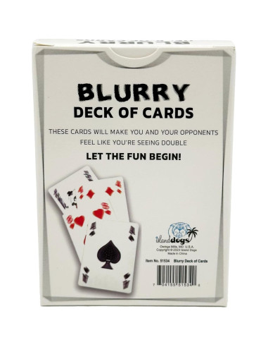 Baraja Borrosa Island Dogs - 52 Cartas Divertidas para Juegos