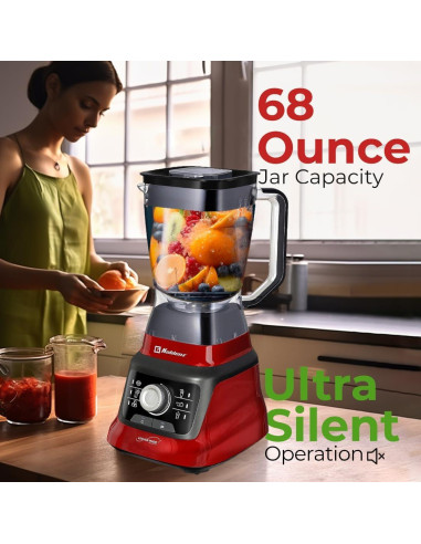 Licuadora Koblenz LKM-9608 2L 1400W 6 Velocidades Roja