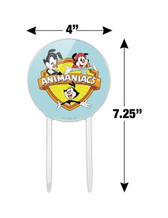 Adorno de Pastel Animaniacs Crest 18.42 cm para Fiesta 2