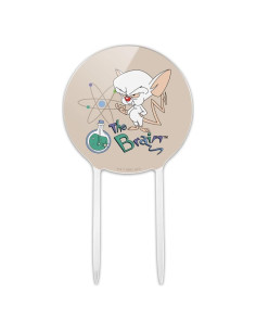 Adorno de Pastel Pinky y el Cerebro - 18.4 cm Acrílico