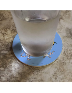 Juego de Posavasos Pinky y el Cerebro - 4 Piezas Antideslizantes 2