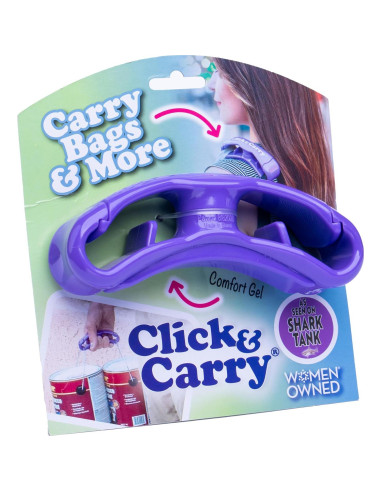 Soporte para bolsas Click & Carry - Transportador manos libres 45.4 kg
