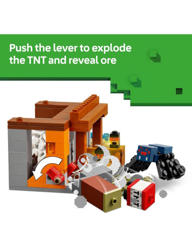 LEGO Minecraft Expedición Mina Armadillo 21269 - 247 Piezas