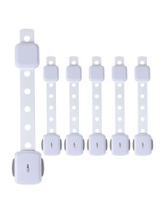 Cerraduras de Gabinete Fursafe&Q para Seguridad Infantil - Paquete de 6