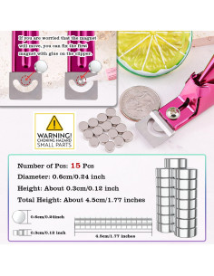 Cortauñas Premium GA&EN Rojo Violeta con Imanes Ajustables 2