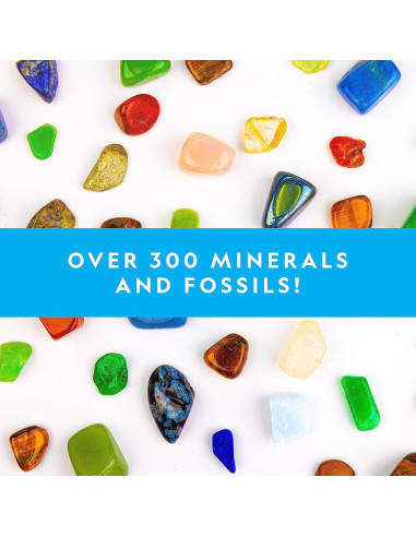 Caja de Colección de Rocas National Geographic - 300 Piezas