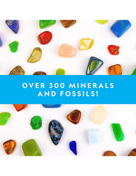 Caja de Colección de Rocas National Geographic - 300 Piezas