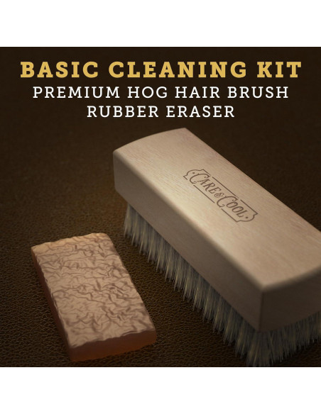 Cepillo Premium de Cerda de Jabalí Care & Cool para Suede 10.9cm Cepillo Premium de Cerda de Jabalí Care & Cool para Suede 10.9cm