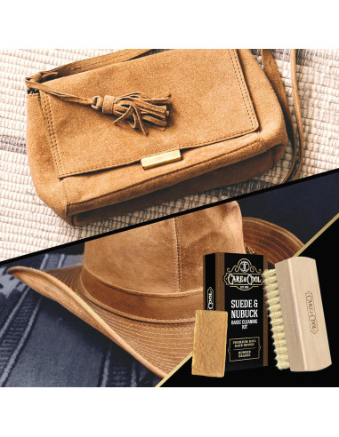 Cepillo Premium de Cerda de Jabalí Care & Cool para Suede 10.9cm