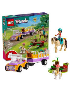 LEGO Friends Remolque de Caballo y Pony 42634 - Juguete 4+