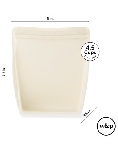 Bolsa de Almacenamiento Silicona W&P Porter 1.04kg A Prueba de Microondas
