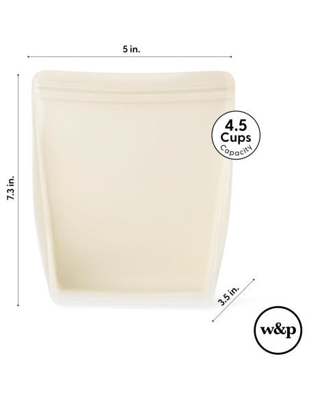 Bolsa de Almacenamiento Silicona W&P Porter 1.04kg A Prueba de Microondas