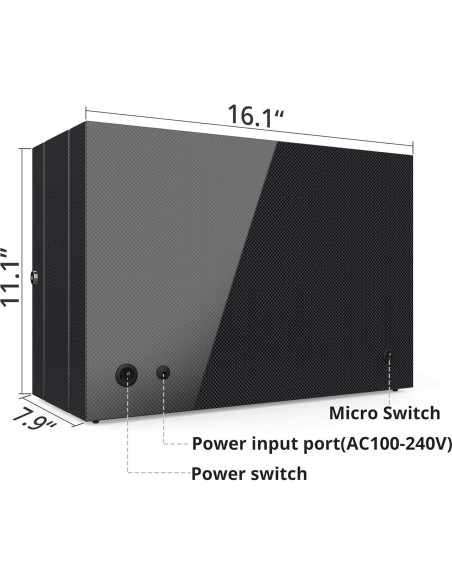 Enrollador de Reloj JINS&VICO 8 Espacios Fibra de Carbono Enrollador de Reloj JINS&VICO 8 Espacios Fibra de Carbono