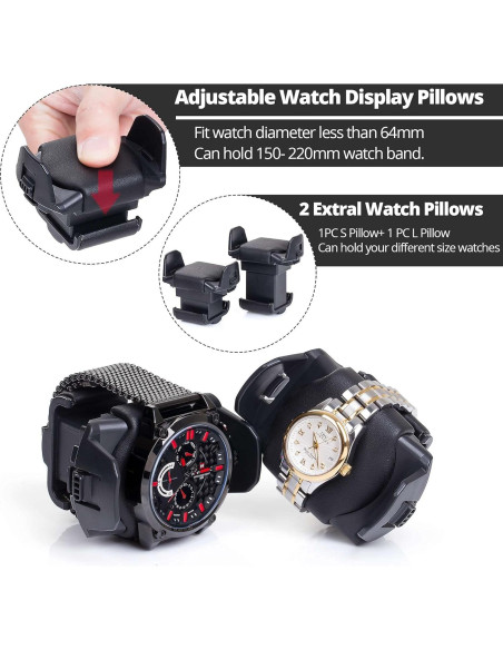 Enrollador de Reloj JINS&VICO 8 Espacios Fibra de Carbono Enrollador de Reloj JINS&VICO 8 Espacios Fibra de Carbono