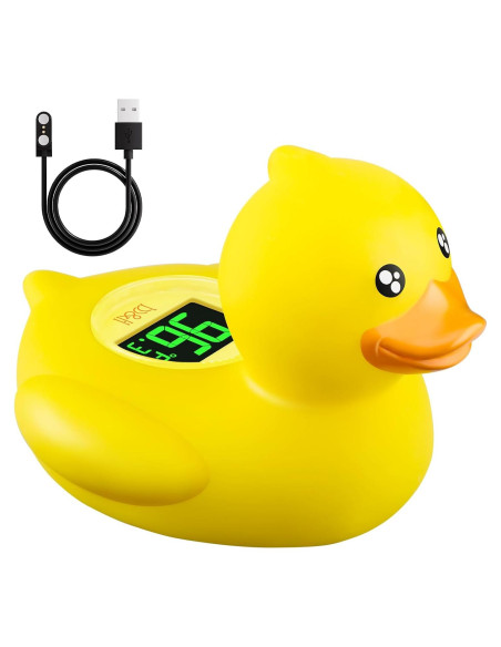 Termómetro de baño digital B&H pato recargable para bebés