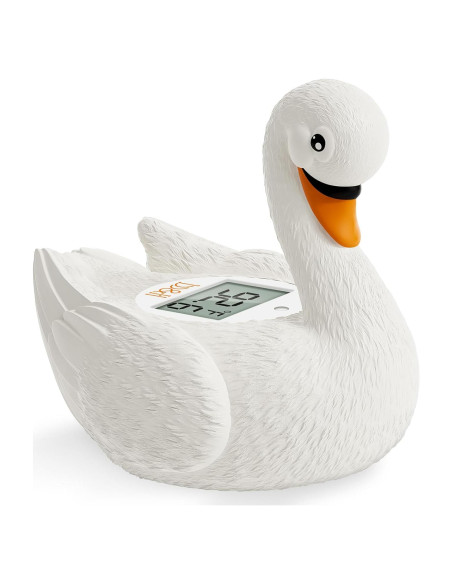 Termómetro de baño digital B&H cisne blanco para bebés