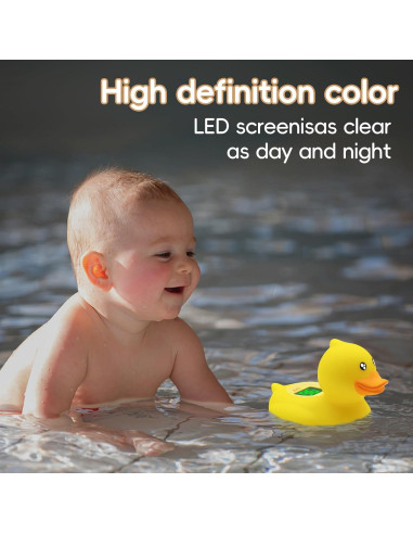 Termómetro de baño digital B&H pato recargable para bebés