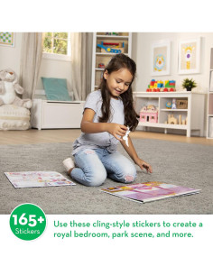 Almohadilla de Calcomanías Reutilizables Melissa & Doug - Castillo de Princesa 2