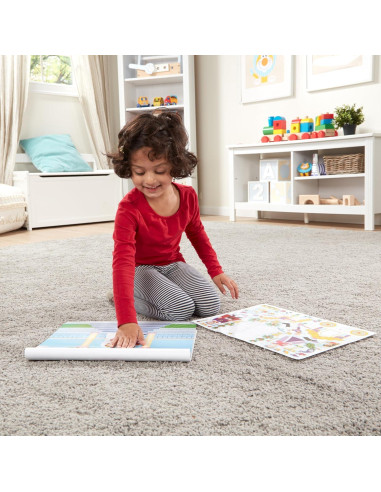 Almohadilla de Calcomanías Reutilizables Melissa & Doug - Castillo de Princesa