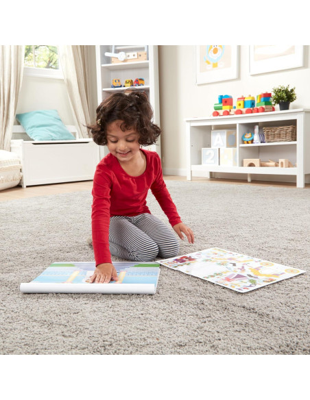 Almohadilla de Calcomanías Reutilizables Melissa & Doug - Castillo de Princesa