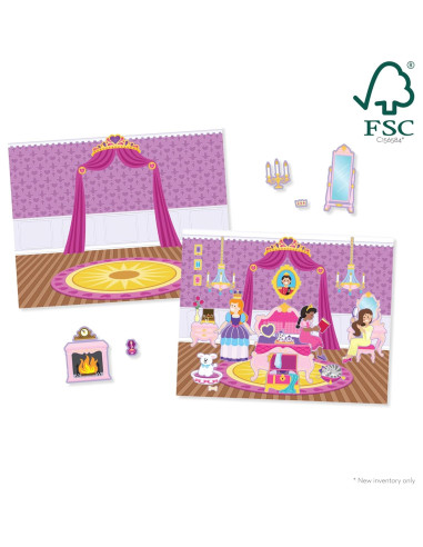 Almohadilla de Calcomanías Reutilizables Melissa & Doug - Castillo de Princesa
