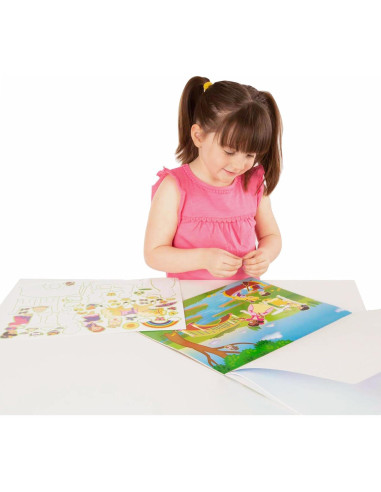 Almohadilla de Calcomanías Reutilizables Melissa & Doug - Castillo de Princesa