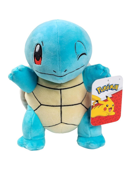 Peluche Blastoise 30 cm y Squirtle 20 cm Pokémon - Set Evolución
