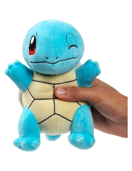 Peluche Blastoise 30 cm y Squirtle 20 cm Pokémon - Set Evolución