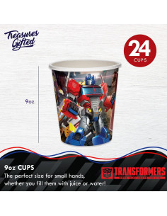 Tazas Transformers Tesoros Regalos 24ct 9oz Fiesta Cumpleaños 2