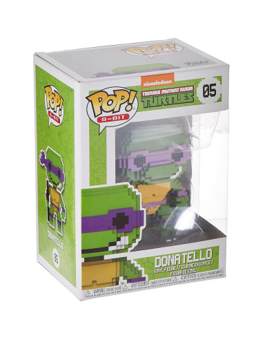 Figura Coleccionable Funko 8-Bit Tortugas Ninja Donatello 9.5cm