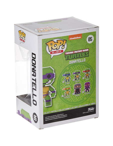 Figura Coleccionable Funko 8-Bit Tortugas Ninja Donatello 9.5cm