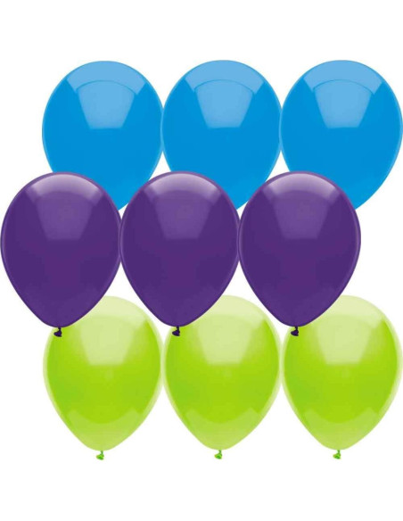 Globos de Cumpleaños TMNT Amscan Anagram Multicolor 12 Piezas Globos de Cumpleaños TMNT Amscan Anagram Multicolor 12 Piezas