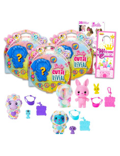Barbie Cutie Reveal Mascotas - Paquete 3 Bolsas Sorpresa