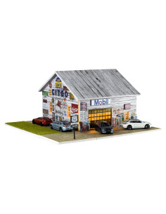 Estuche de exhibición 1/64 cxiiuui con luces LED y 5 espacios