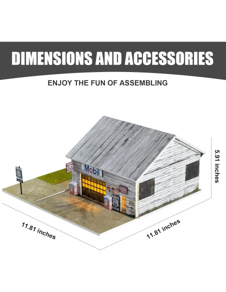 Estuche de exhibición 1/64 cxiiuui con luces LED y 5 espacios